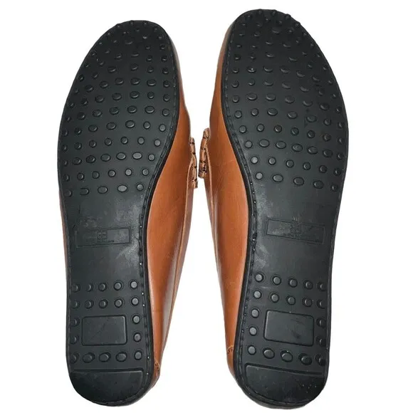 AE ALLEN EDMONDS VENTURA HWY PENNY LOAFER BROWN CALF LEATHER SHOES SIZE 11B