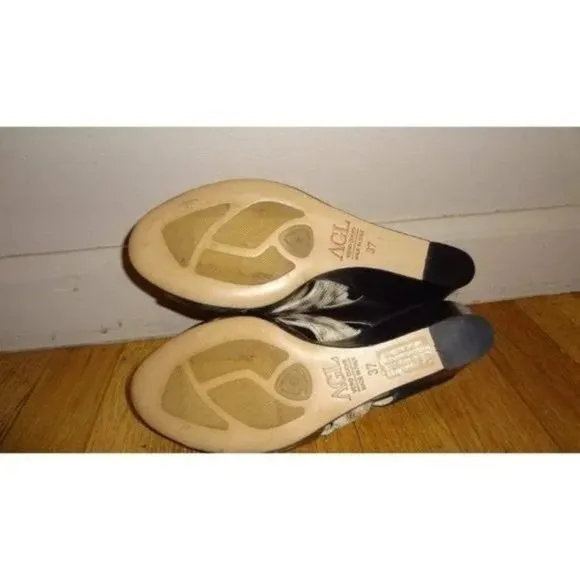 AGL Attilio Giusti Leombruni Wedge Sandals 7