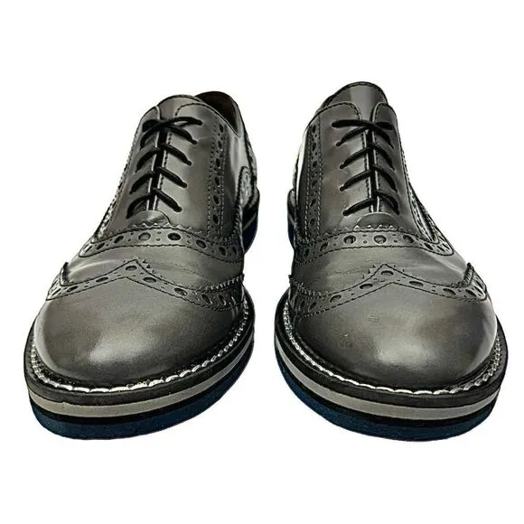 AGL ATTILIO GIUSTI LEOMBRUNI Women’s Lace Up Casual Oxfords Size EU 38 US 7