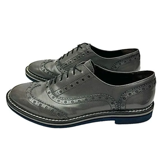 AGL ATTILIO GIUSTI LEOMBRUNI Women’s Lace Up Casual Oxfords Size EU 38 US 7