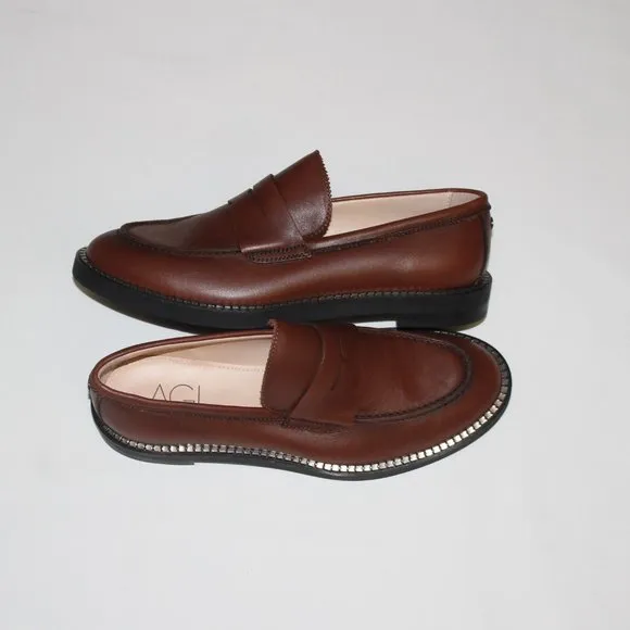 AGL SIRENA JUJUBE PENNY LOAFERS US 10M/ EU40