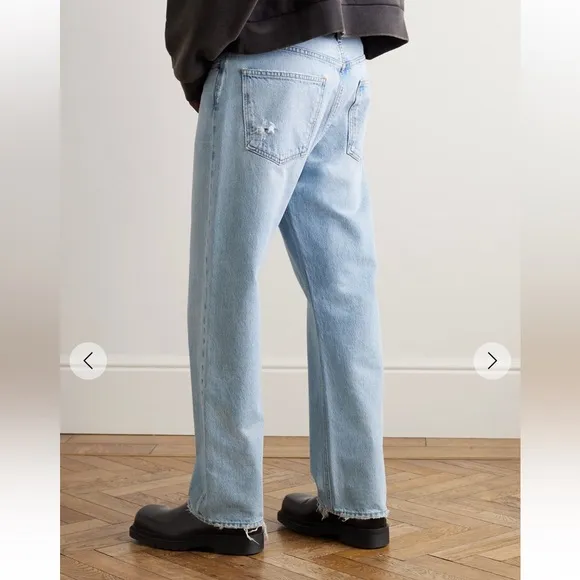AGOLDE 90's Straight-Leg Distressed Jeans