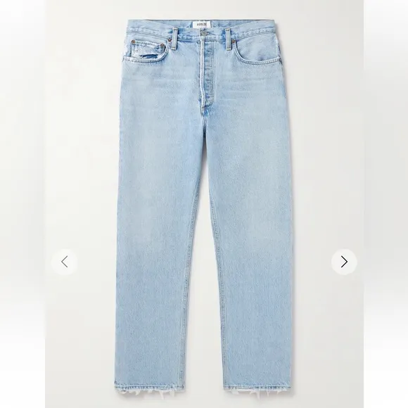 AGOLDE 90's Straight-Leg Distressed Jeans