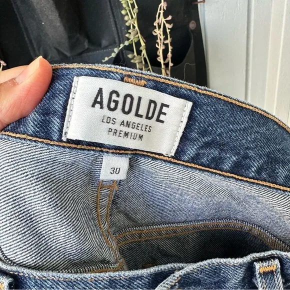 AGOLDE Pinch Waist Hi Rise Kick Jeans size 30