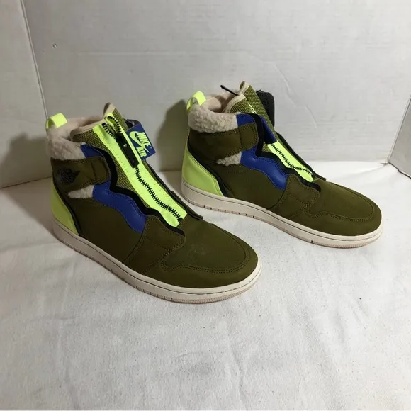 Air Jordan 1 Retro High Zip Utility Pack.  Sneakers.