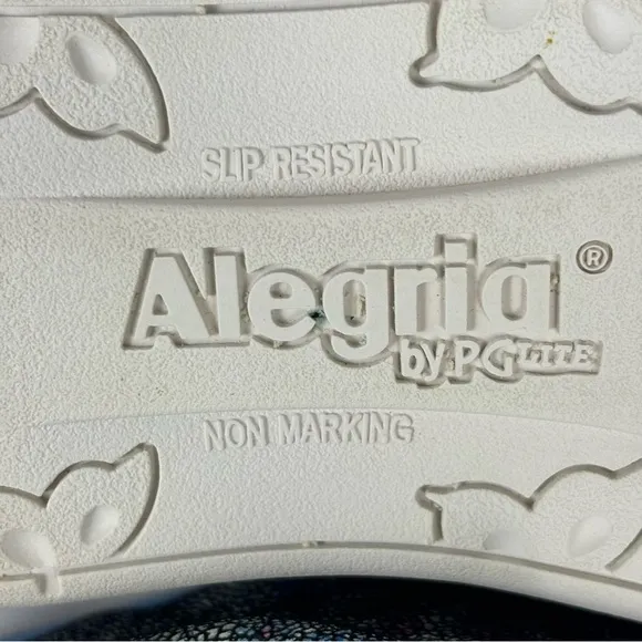 Alegria Essence Sneakers Leather Athletic Tennis Shoe Pastel Size EU41 US 10.5