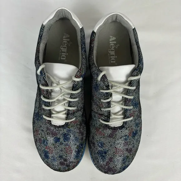 Alegria Essence Sneakers Leather Athletic Tennis Shoe Pastel Size EU41 US 10.5