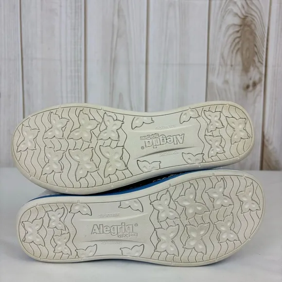 Alegria Essence Sneakers Leather Athletic Tennis Shoe Pastel Size EU41 US 10.5