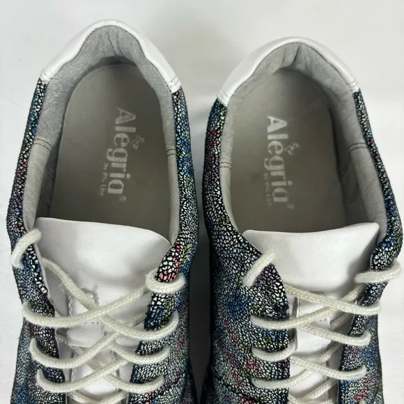 Alegria Essence Sneakers Leather Athletic Tennis Shoe Pastel Size EU41 US 10.5