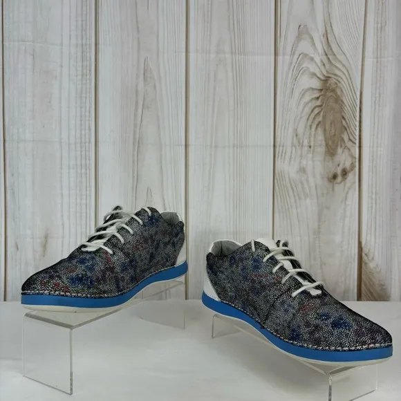 Alegria Essence Sneakers Leather Athletic Tennis Shoe Pastel Size EU41 US 10.5