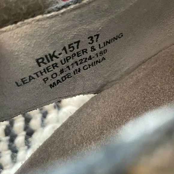 Alegria Women’s Riki T-Strap Leather Sandals Size 37 in Silver
