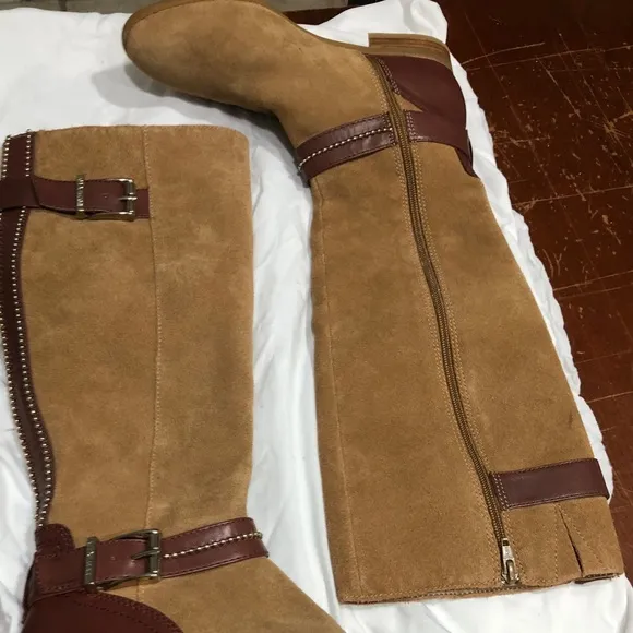 Alex Marie DAVIAN Suede Leather Knee High Boot 8.5
