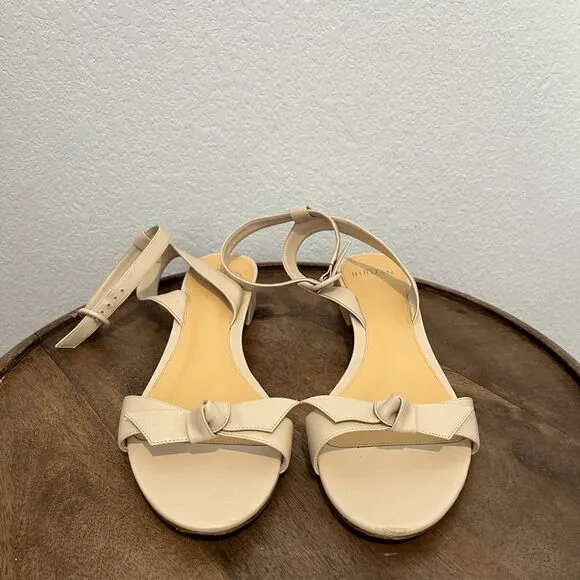 Alexandre Birman Clarita 30 Eggshell Ankle Strap Sandals Women's Size 42 US 12