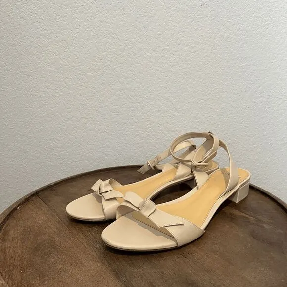 Alexandre Birman Clarita 30 Eggshell Ankle Strap Sandals Women's Size 42 US 12