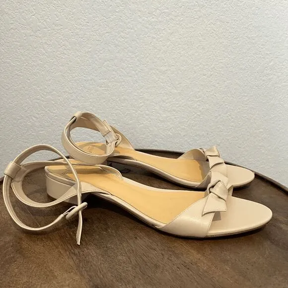 Alexandre Birman Clarita 30 Eggshell Ankle Strap Sandals Women's Size 42 US 12