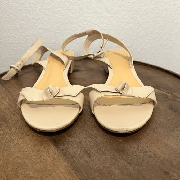 Alexandre Birman Clarita 30 Eggshell Ankle Strap Sandals Women's Size 42 US 12