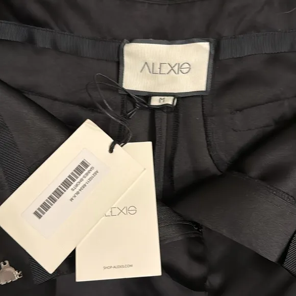 Alexis Gaines Black Dress Shorts NWT