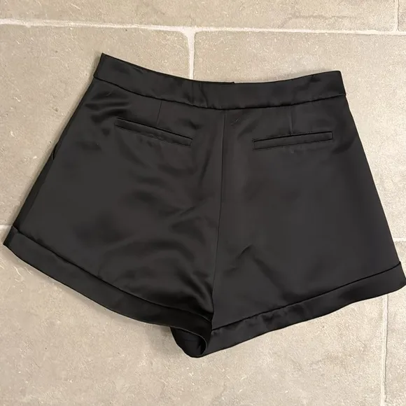 Alexis Gaines Black Dress Shorts NWT