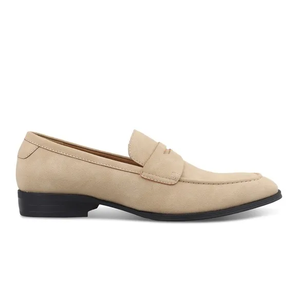 Alfani Men’s Tobias Penny Loafers Slip-On – Sand Beige – Size 10 – New
