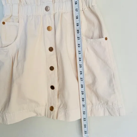 Alice McCall Bronte Mini Dress Pannacotta US4 Belted Utility V-neck Luxury
