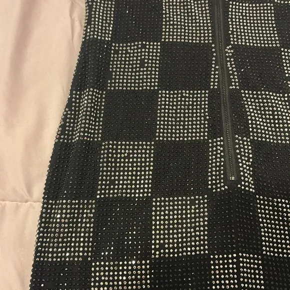 Alice   Olivia NELLE EMBELLISHED MINI DRESS