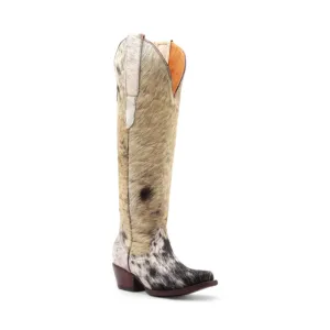 Alice Women's Natural Hair Leather Boots