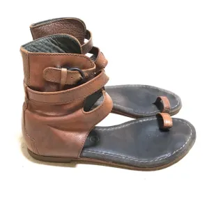 All Saints Leather Wrap Sandals Size 6