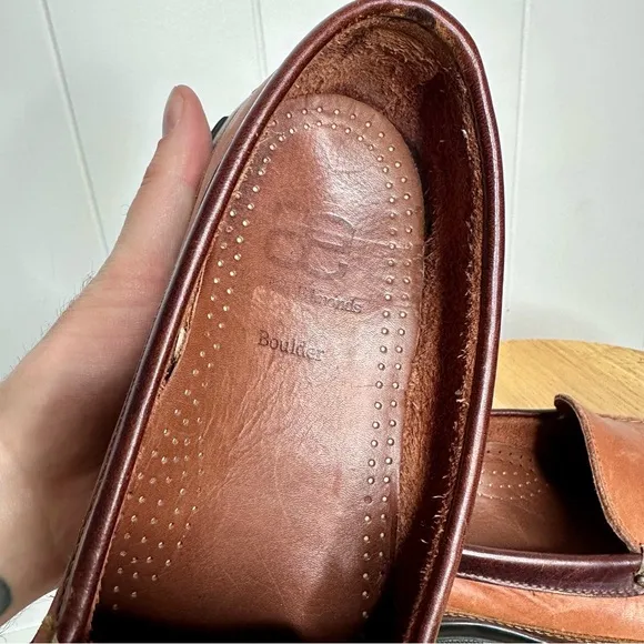 Allen Edmonds Boulder Leather Venetian Driving Moccasin Loafers