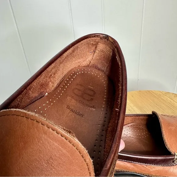 Allen Edmonds Boulder Leather Venetian Driving Moccasin Loafers