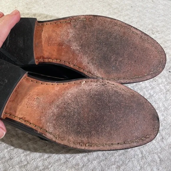 Allen Edmonds Maxfield Black Tassel Loafers Unisex