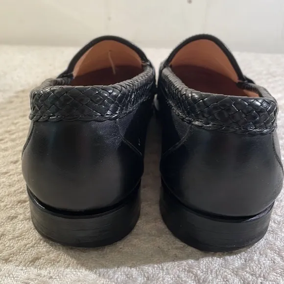Allen Edmonds Maxfield Black Tassel Loafers Unisex