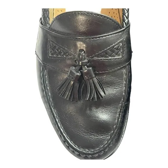 Allen Edmonds Maxfield Tassel Loafers Black Leather Dress Shoes Mens Size 8.5