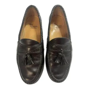 Allen Edmonds Maxfield Tassel Loafers Black Leather Dress Shoes Mens Size 8.5