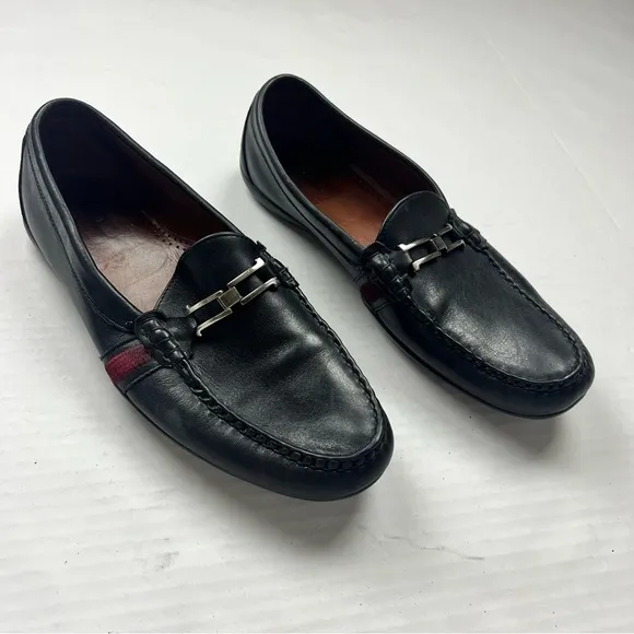 Allen Edmonds Men’s Highway 1 Driving Loafers Shoes 12 Black Leather