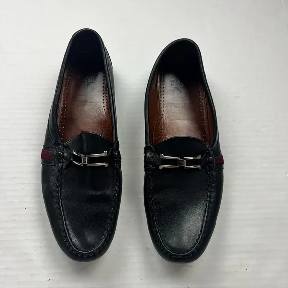 Allen Edmonds Men’s Highway 1 Driving Loafers Shoes 12 Black Leather
