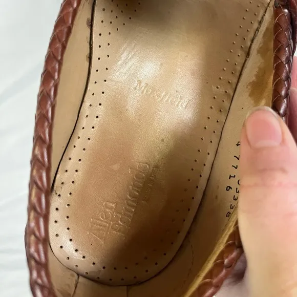 Allen Edmonds Men’s Maxwell Brown Leather Tassel Loafer Shoes- Size 9‎