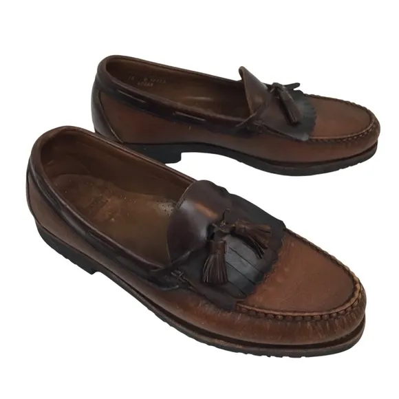 Allen Edmonds Nashua Kiltie Tassel Loafers Brown