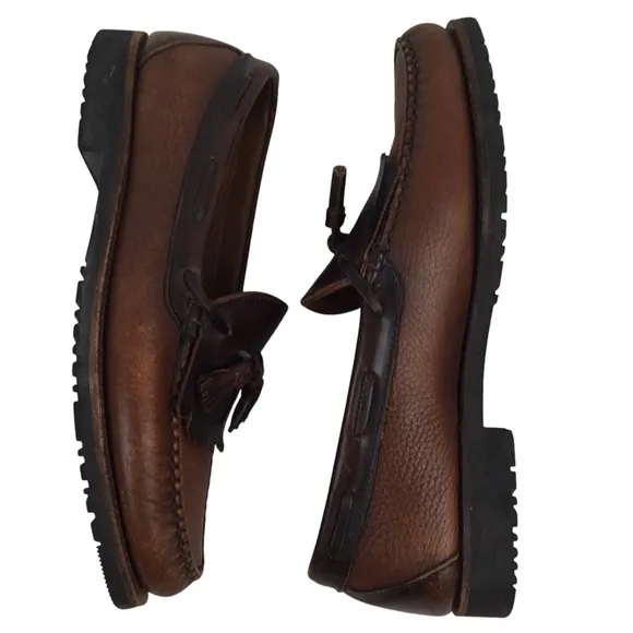 Allen Edmonds Nashua Kiltie Tassel Loafers Brown