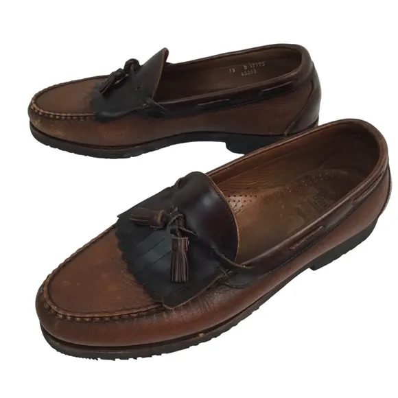 Allen Edmonds Nashua Kiltie Tassel Loafers Brown