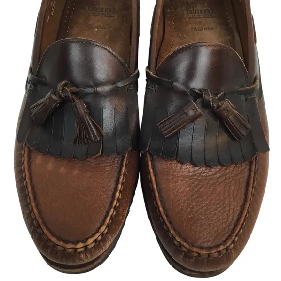 Allen Edmonds Nashua Kiltie Tassel Loafers Brown