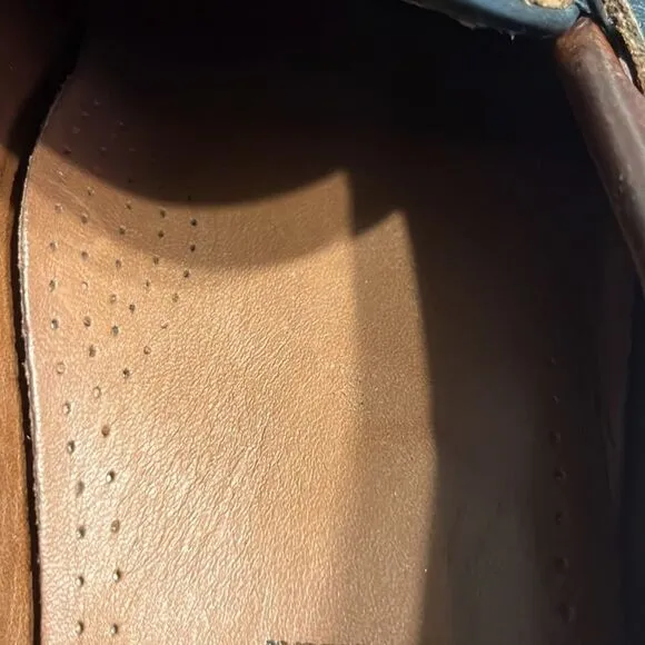 Allen Edmonds Nashua Two Tone Kilt Tassel Loafers size 10 1/2 D.