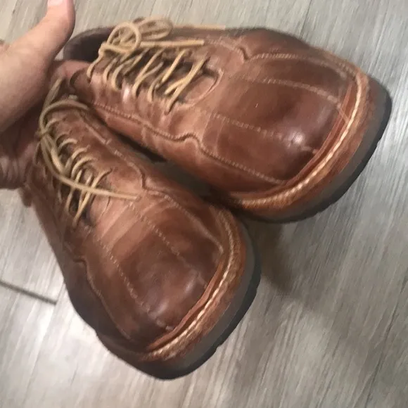 Allen Edmonds “Voyager” Lace Up Brown Leather Loafers size 10B