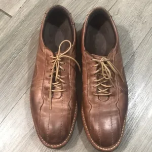 Allen Edmonds “Voyager” Lace Up Brown Leather Loafers size 10B