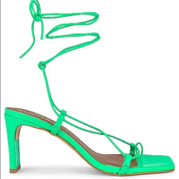 ALOHAS Bellini Mule Sandals Neon Green