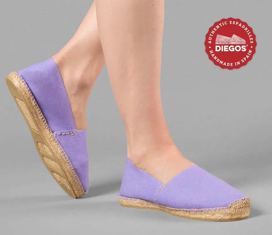 Alpargatas lilas
