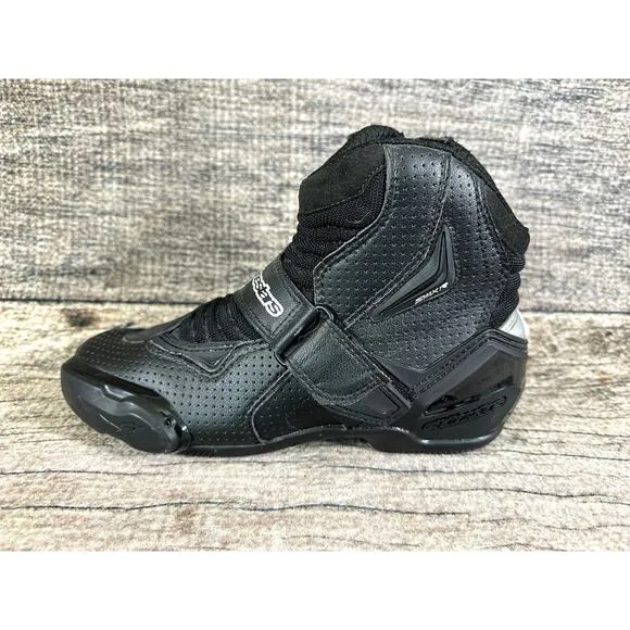 Alpinestars Boots Mens EU 39 - US 6 Black SMX-1 R Vented Street Motorcycle