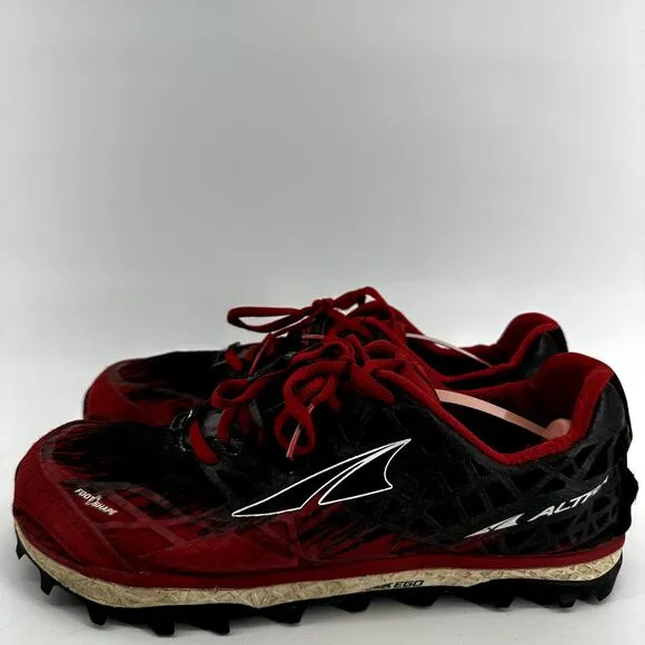 ALTRA King MT 1.5 Trail Running Sneakers Foot-Lock Drainage OCR Red Black 10