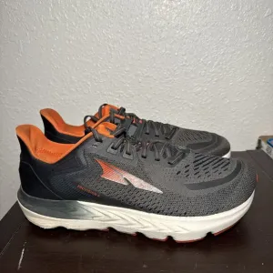 Altra Men's Provision 6 Low Hiking Trail Running Sneakers Orange Black Size 9.5