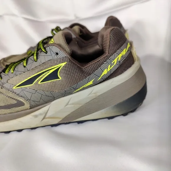 ALTRA OLYMPUS 3.5 Trail Road Running Brown Rust Lime Sneakers Mens Shoes Size 11