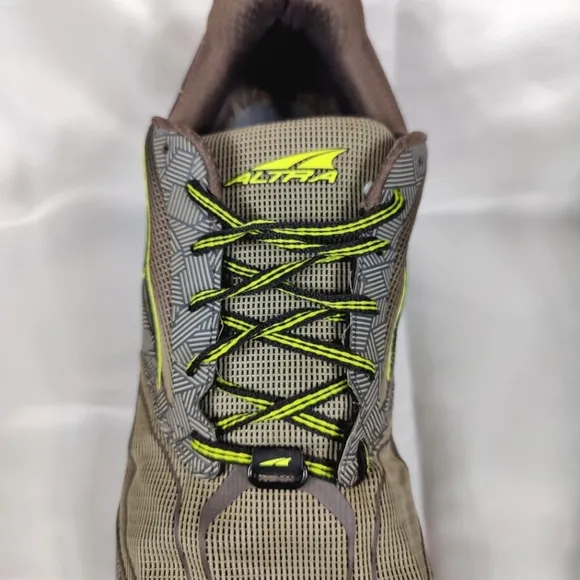 ALTRA OLYMPUS 3.5 Trail Road Running Brown Rust Lime Sneakers Mens Shoes Size 11